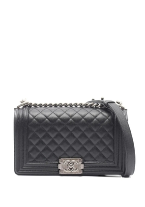 CHANEL Pre-Owned 2020s Boy Chanel matelassé shoulder bag - Black