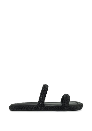 Casadei Sirio flat sandals - Black