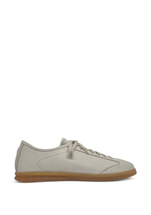 Henderson Baracco leather lace-up sneakers - Neutrals