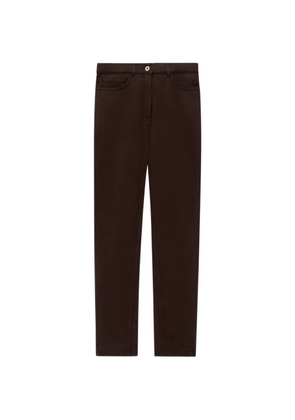 Another Tomorrow slim-fit jeans - Brown