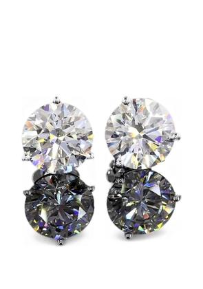 Jewels Aficionado diamond stud earrings - Silver