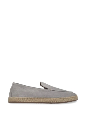 Henderson Baracco suede espadrille loafers - Grey