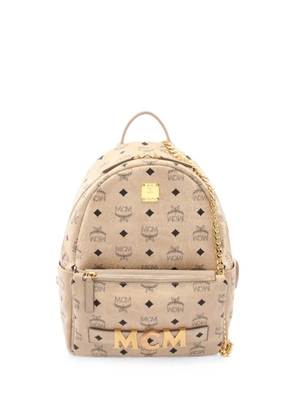 MCM Pre-Owned 2010s Visetos backpack - Neutrals