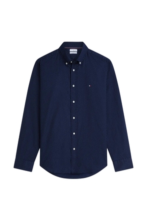 Tommy Hilfiger micro-print button-down shirt - Blue