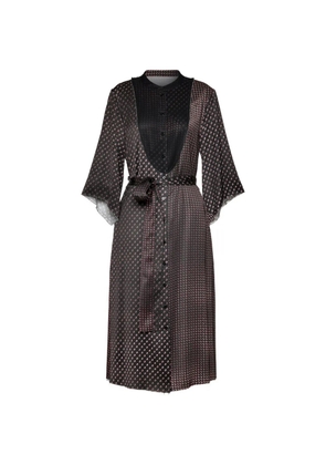 Maison Margiela belted midi dress - Brown