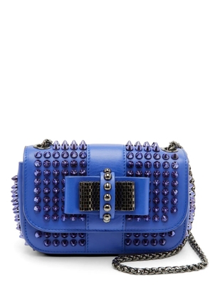 Christian Louboutin Pre-Owned mini Sweet Charity spiked cross body bag - Blue