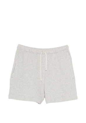 Merz B. Schwanen drawstring logo-patch shorts - Grey