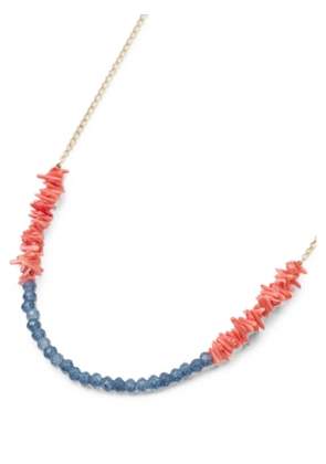Undercover beaded-chain necklace - Gold