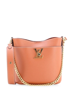 Louis Vuitton Pre-Owned Lock and Walk Leather bucket bag - Brown
