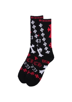 Chrome Hearts Stencil socks - Black