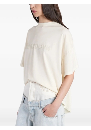 B1ARCHIVE open-back draped T-shirt - Neutrals