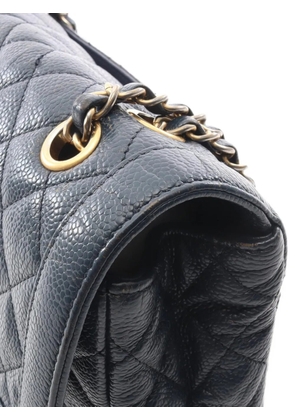 CHANEL Pre-Owned 2015-2016 matelassé single flap shoulder bag - Blue