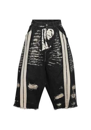 RIVINGTON ROI REBIS distressed shorts - Black