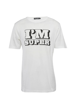 Dolce & Gabbana Pre-Owned graphic-print short-sleeve T-shirt - White