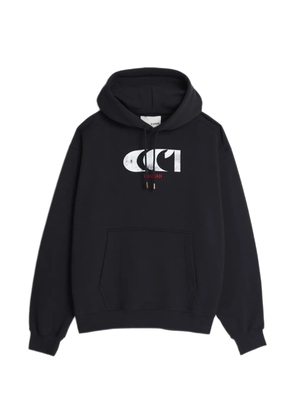 CIARAN CC1 logo-print hoodie - Black