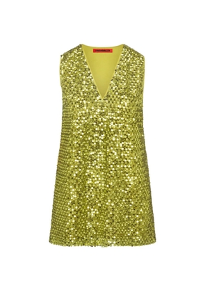 Simon Miller Fountain sequin-embellished mini dress - Green