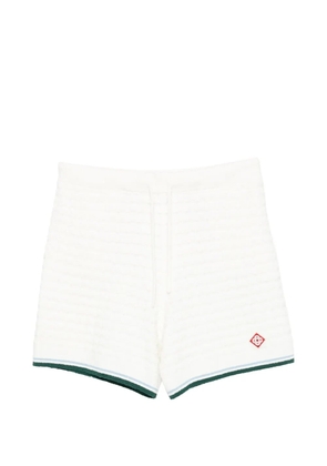 Casablanca terry-cloth drawstring-fastening shorts - Neutrals