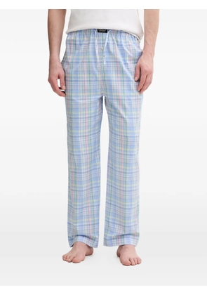 Polo Ralph Lauren plaid drawstring pajama trousers - Blue