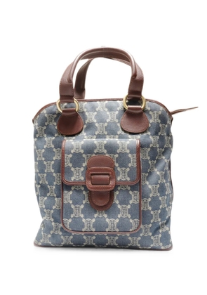 Celine Pre-Owned 2000-2005 Macadam canvas tote bag - Blue
