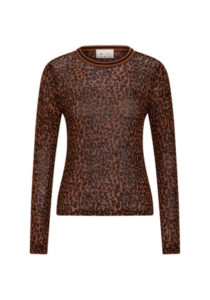 The Upside Ludlow leopard-print top - Brown