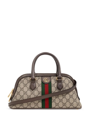 Gucci small Ophidia top handle bag - Brown