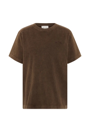 The Upside Soho Eva logo-embroidered T-shirt - Brown
