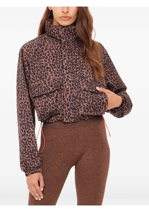 The Upside Ludlow Ace leopard-print jacket - Brown