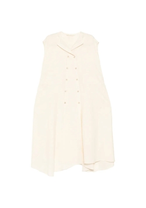 Forme D'expression double-breasted dress - Neutrals