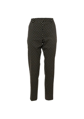 Dolce & Gabbana Pre-Owned polka dot trousers - Black