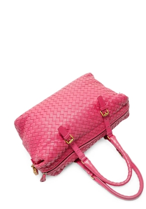 Bottega Veneta Pre-Owned 2000s Montaigne Intrecciato shoulder bag - Pink