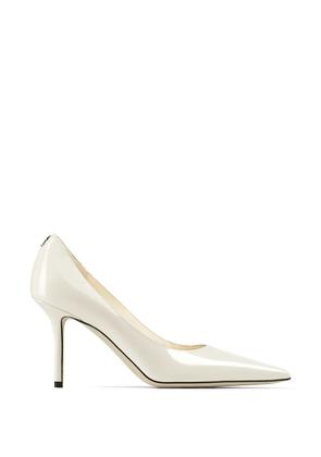 Jimmy Choo Love pointed leather pumps - Neutrals