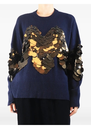 Altuzarra sequin-embellished sweater - Blue