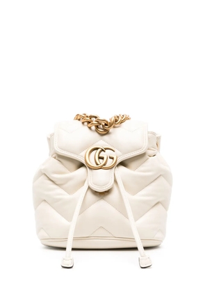 Gucci GG Marmont leather backpack - Neutrals
