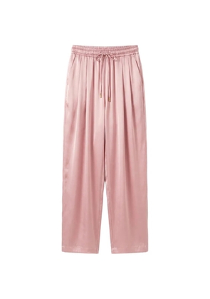 Danamé drawstring satin-finish trousers - Pink