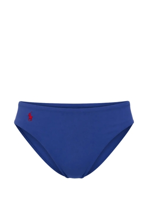 Polo Ralph Lauren logo-embroidered bikini bottoms - Blue