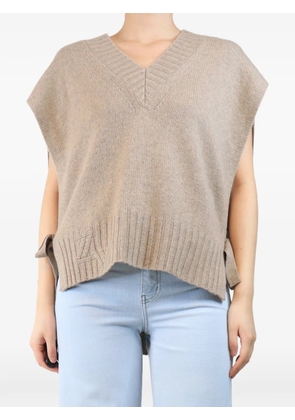 Zadig&Voltaire V-neck knitted vest - Neutrals