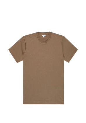 Sunspel crew-neck T-shirt - Brown