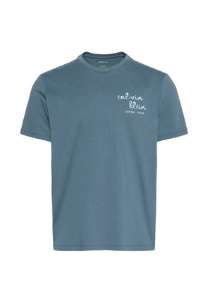 Calvin Klein logo-print T-shirt - Blue