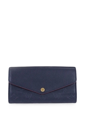Louis Vuitton Pre-Owned 2019 Empreinte Portefeuille Sarah wallet - Blue