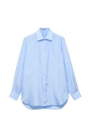 Prada silk poplin shirt - Blue