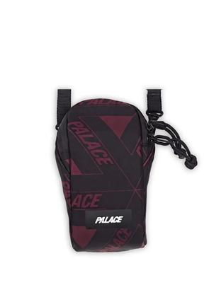Palace logo-patch shoulder bag - Black