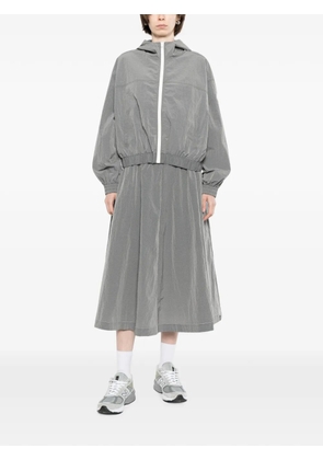 SPORT b. by agnès b. Ribstop midi skirt - Grey