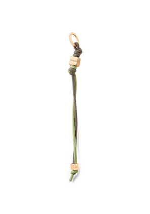 MAISON de SABRÉ knotted leather charm - Green