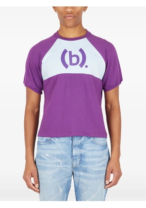Bstroy logo-print jersey T-shirt - Purple