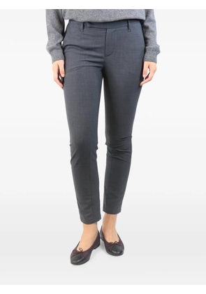 Brunello Cucinelli Vintage belt-loop slim-fit trousers - Grey