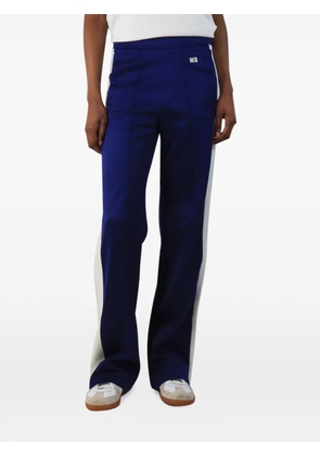 Wales Bonner side-stripe track pants - Blue