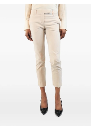 Brunello Cucinelli Vintage cropped slim-fit trousers - Neutrals