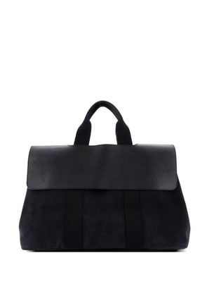 Hermès Pre-Owned Valparaiso Bag Toile and Leather MM tote bag - Black