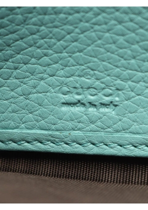 Gucci Pre-Owned 2010s Bamboo zip-around wallet - Blue
