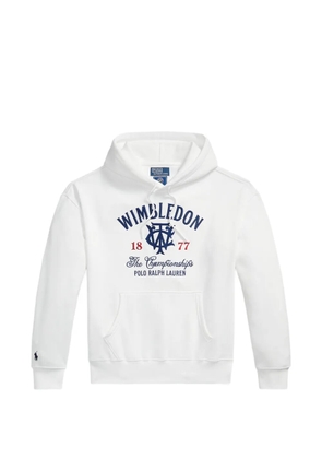 Polo Ralph Lauren Wimbledon embroidered hoodie - White